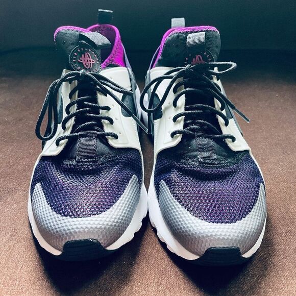 Excellent NIKE Air Huarache Run Ultra 'Purple Dynasty' 8 Mens US 41 EUR 819685 - Picture 9 of 14